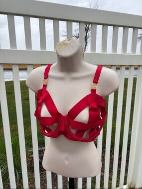 Victoria’s Secret Unlined NWOT Balconet Bra 36 DDD, a few Rain Drops Oops